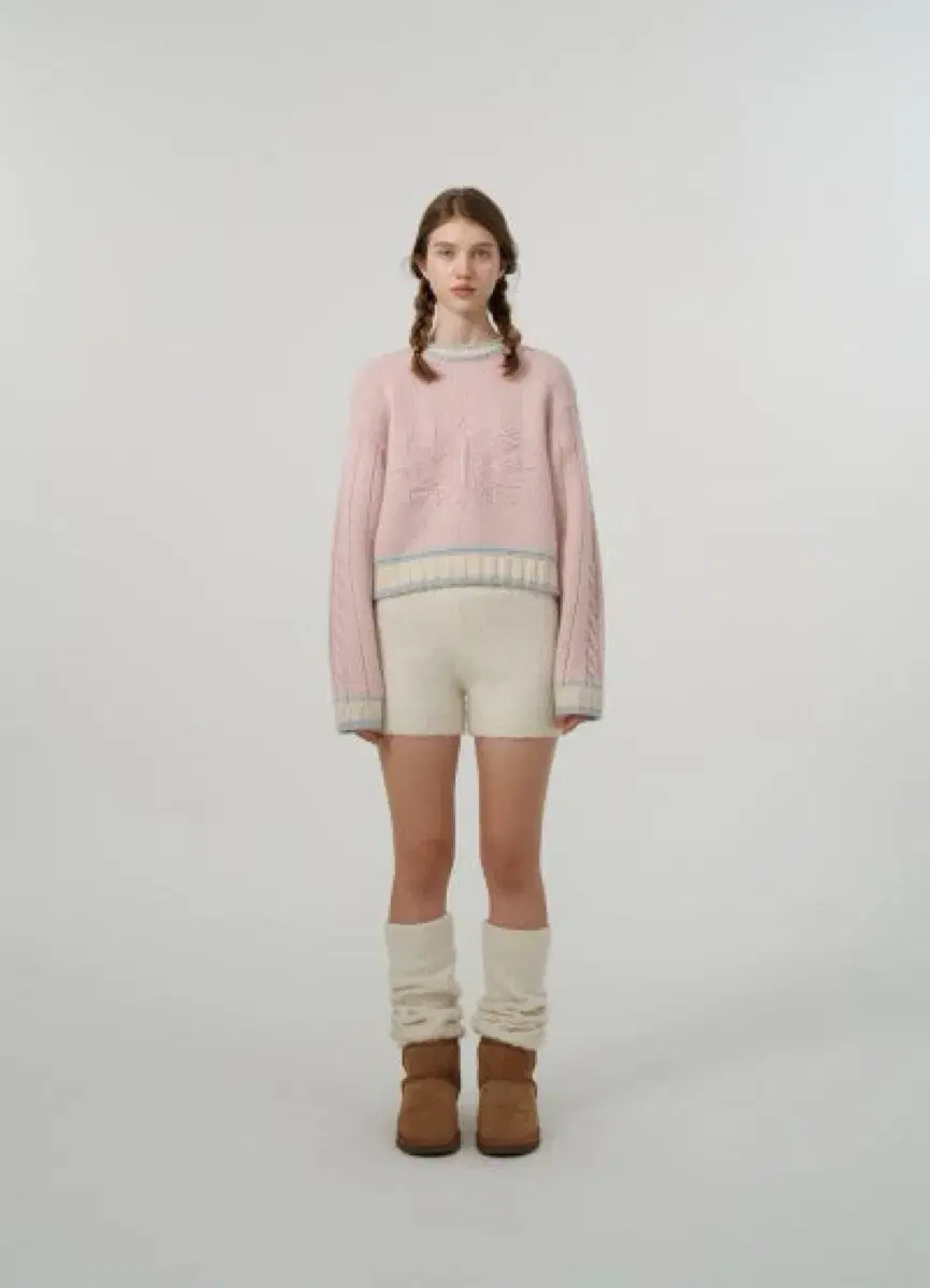 더바넷 Pastel Snow Crystal Knit