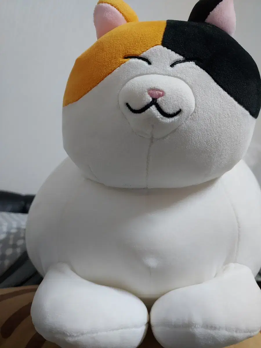 식빵뚱냥 40cm 삼색이 인형