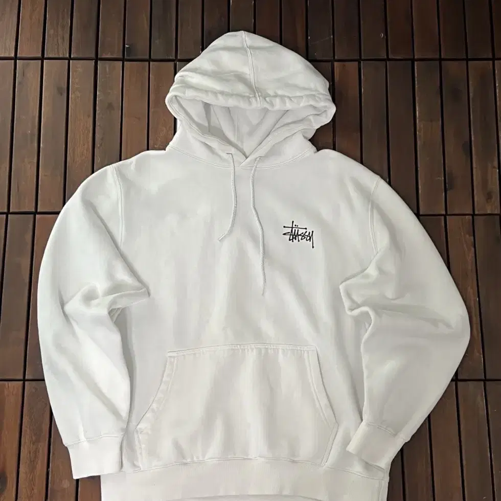 Stussy 스투시 베이직 기모 후드티