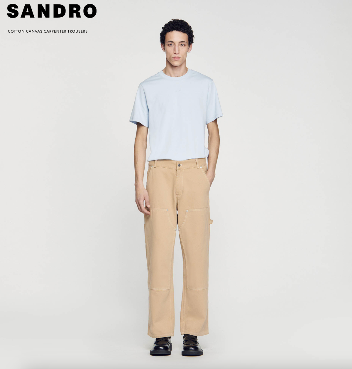 (무료배송) Sandro-24ss 산드로 코튼 카펜터펜츠