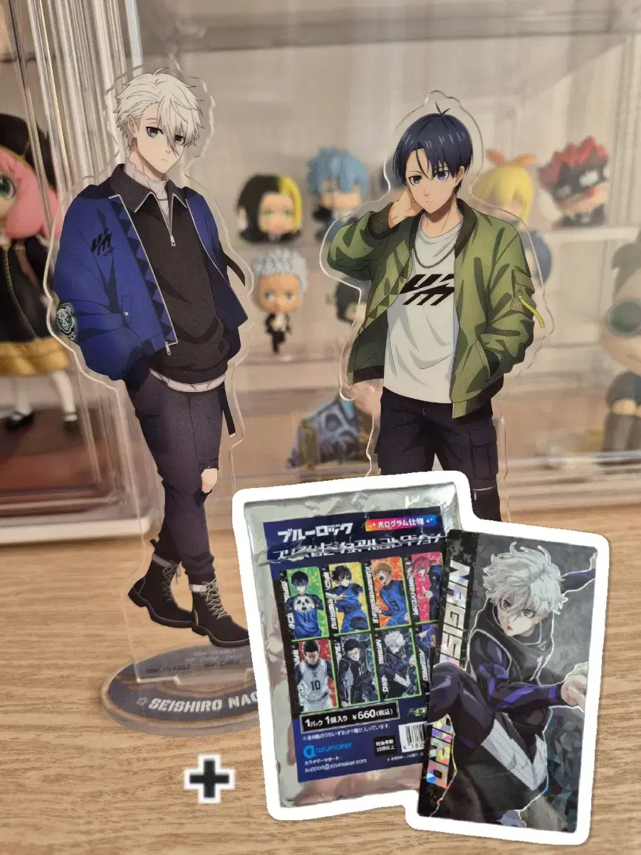 BLUELOCK Jae-shiro Nagi acrylic stand & Clear kard