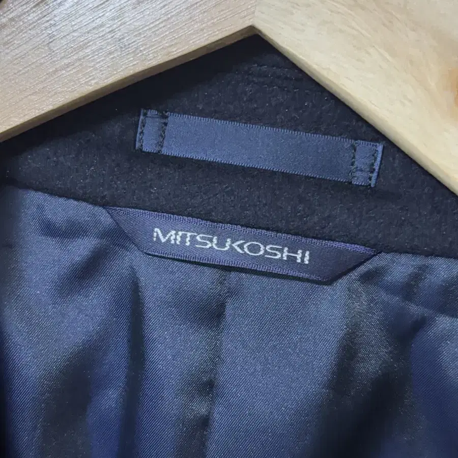 vintage mitsukosi cashmere coat 105size