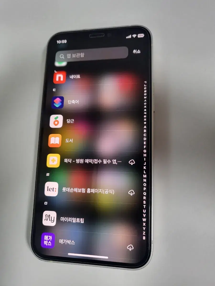 [iPhone12mini]아이폰12미니화이트256기가(페이스아이디X)