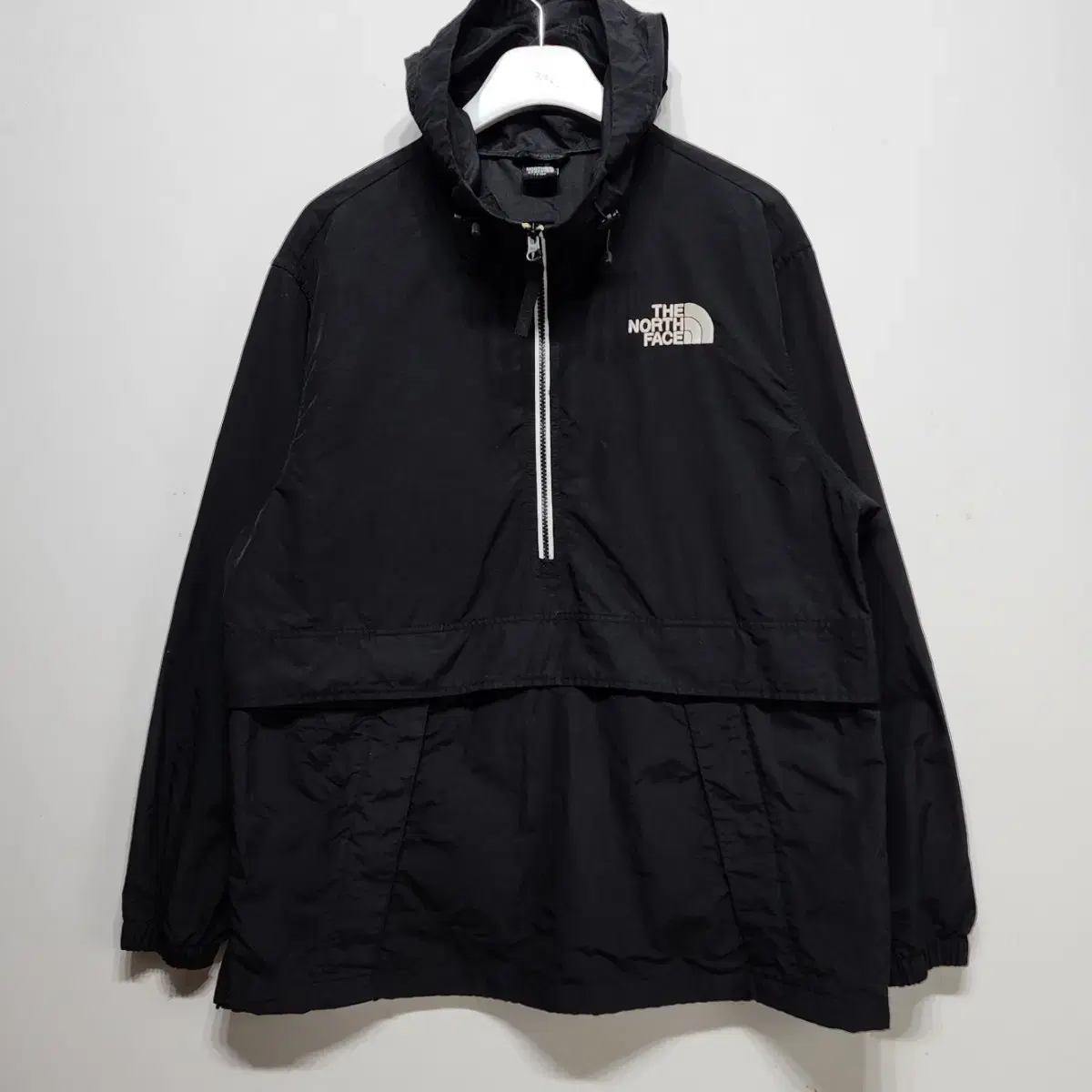 노스페이스 THE NORTH FACE 반집업 아노락 바람막이자켓점퍼블랙L