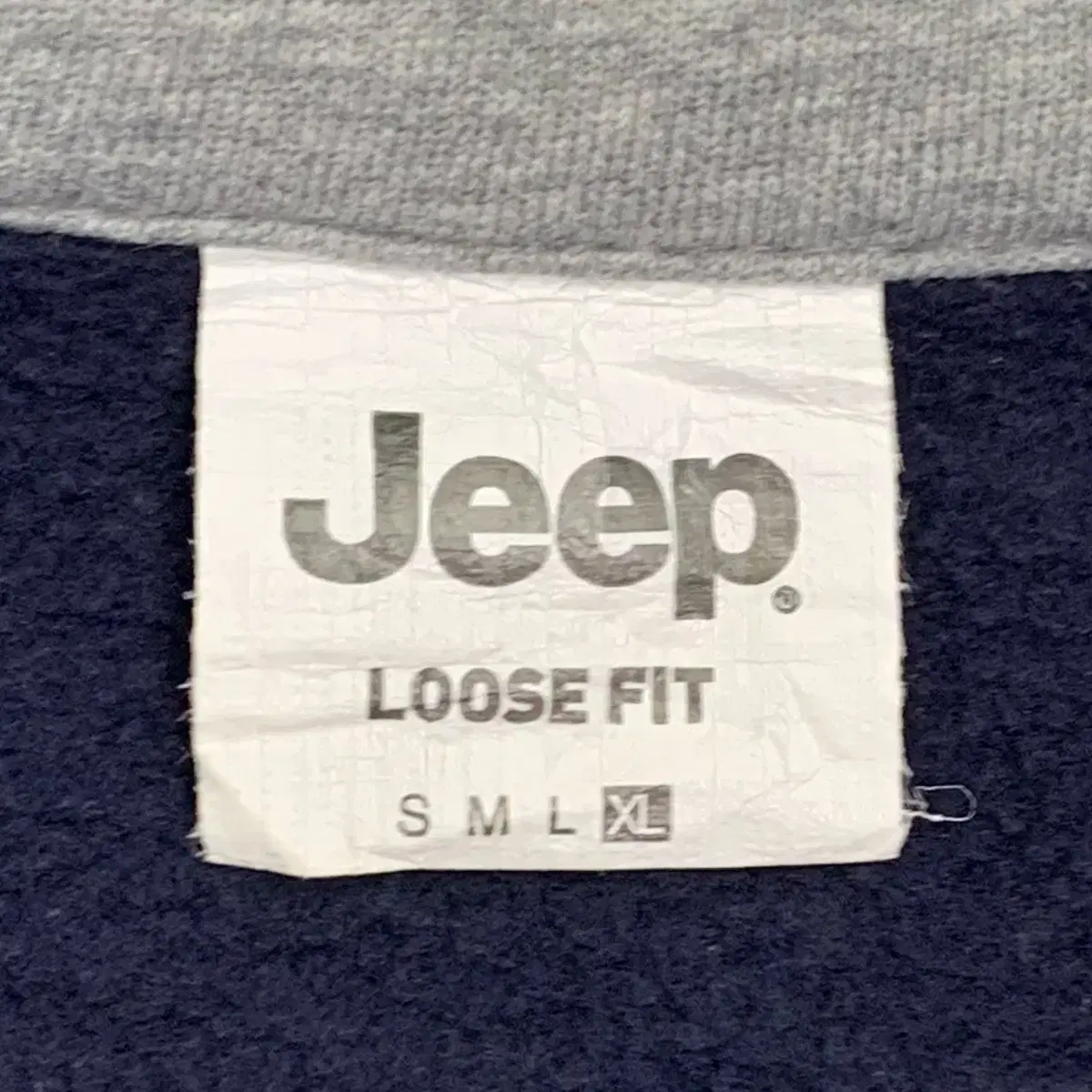 [XL] JEEP 루즈핏 하프집업 스웻셔츠