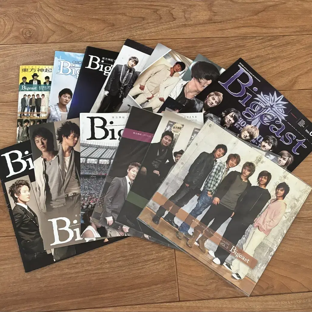 동방신기 Bigeast MAGAZINE 일본 FC한정 5인시절