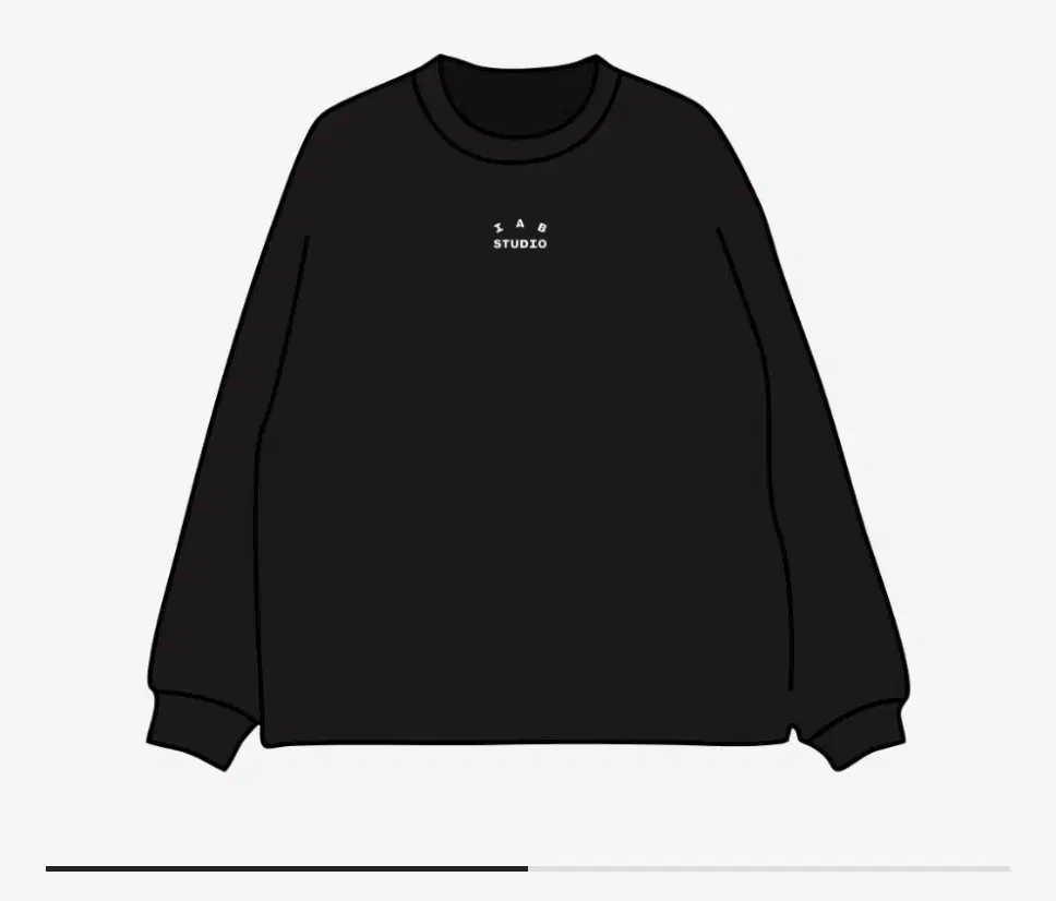 [2xl, xxl]아이앱 와플 롱슬리브 블랙화이트