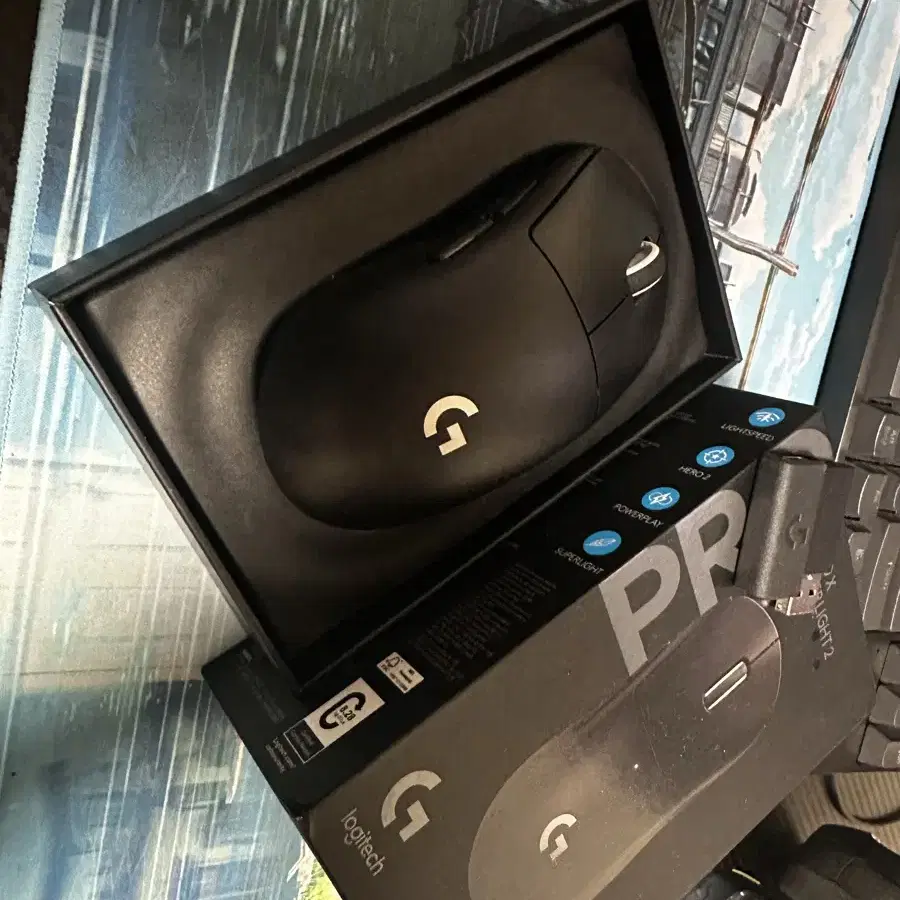 로지텍 G PRO X SUPERLIGHT2 지슈라2 풀박스