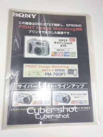 소니 Cyber-shot 팜플렛