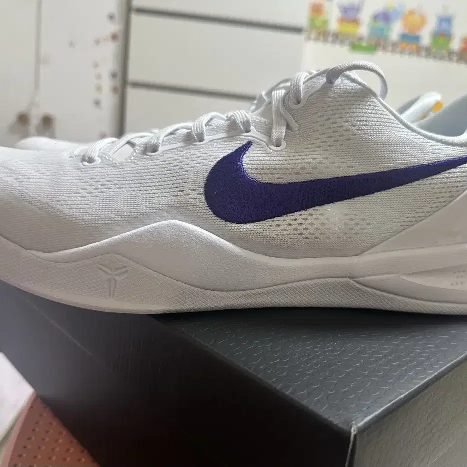 Nike Kobe 8 Protro White and Court Purpl