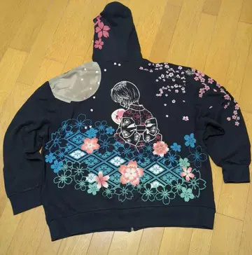 에반게리온 니시키 콜라보 아야나미 레이 후드티 5L