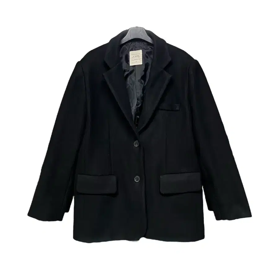 Wool blazer type half coat