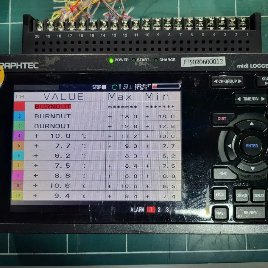 midi LOGGER GL820 데이터로거