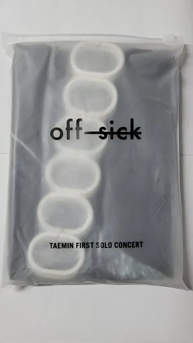 태민 off sick 옵식콘 굿즈 샤워커튼