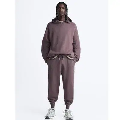 ZARA) Almost New Men's Banded Knit Jogger Pants -L