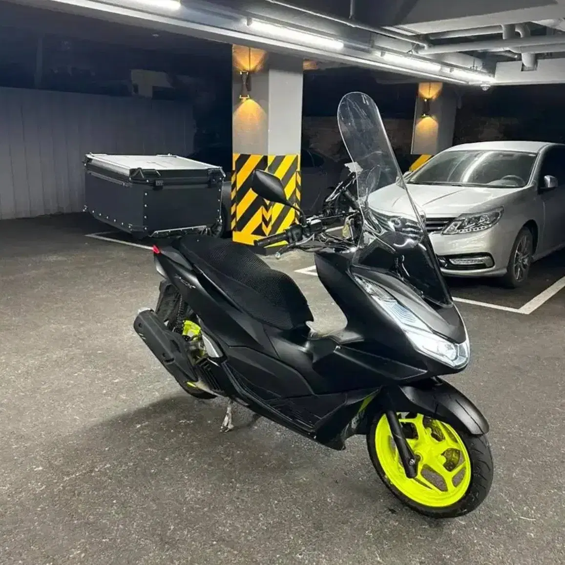 HONDA/PCX 21년식 Abs 알루미늄 탑박스셋팅