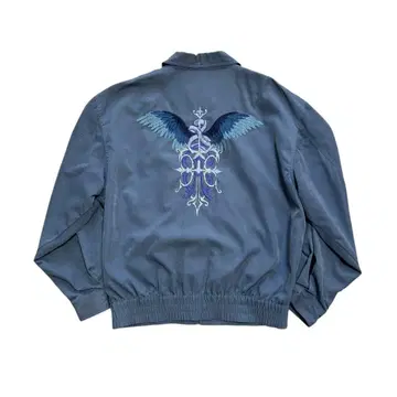 아카이브 나일론 스윙 탑 블루종 M