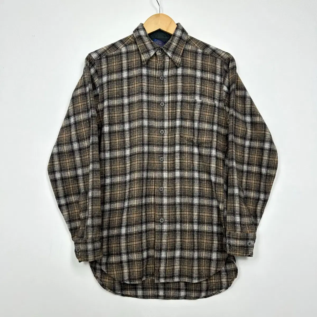 80-90s Pendleton 펜들턴 울 체크 셔츠