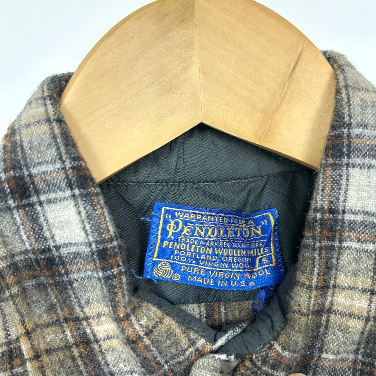 80-90s Pendleton 펜들턴 울 체크 셔츠