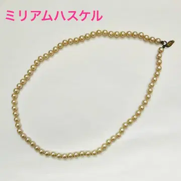 MlRIAM HASKELL 미리암 하스켈 각인 빈티지 펄 목걸이