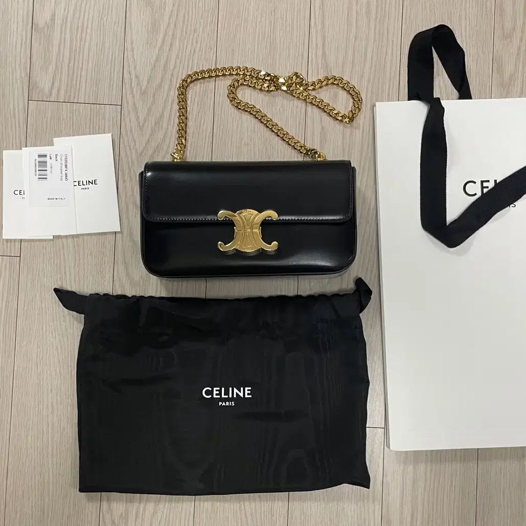 CELINE 클로드 체인 숄더백