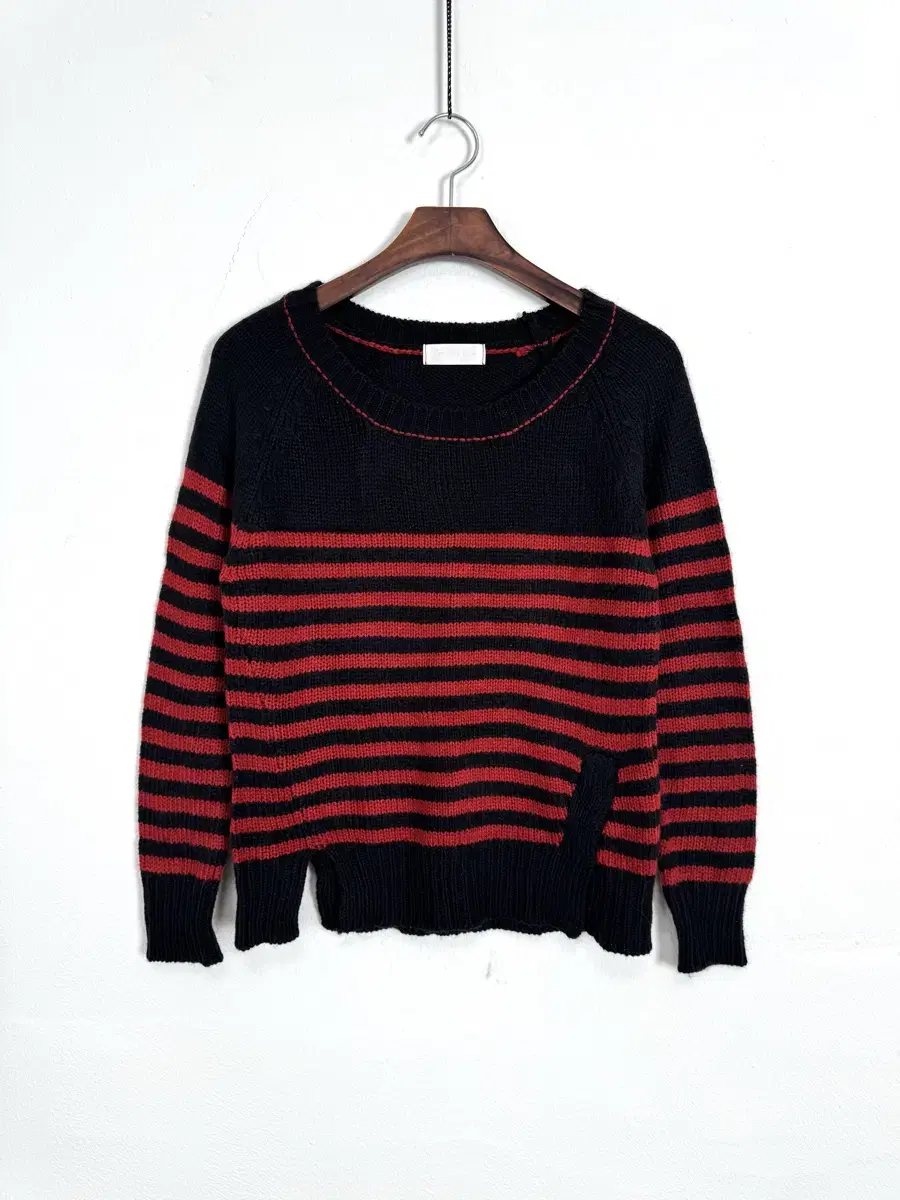 Vintage Grunge Striped Knit