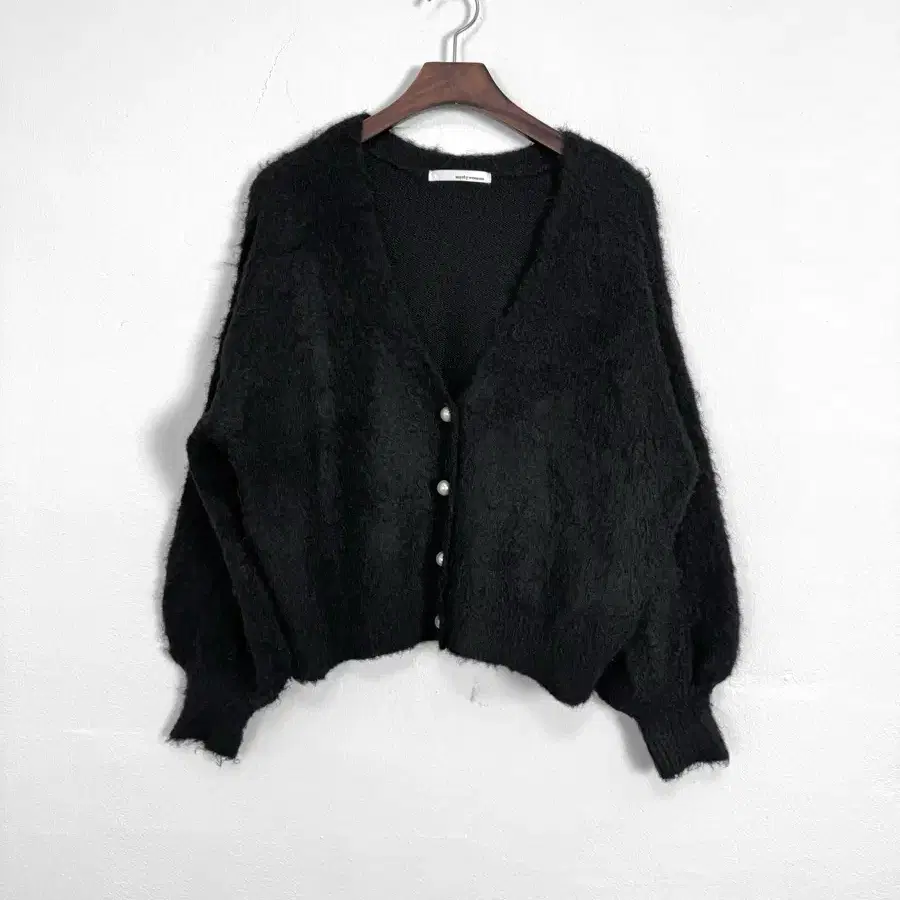 Vintage Volume Black Cardigan