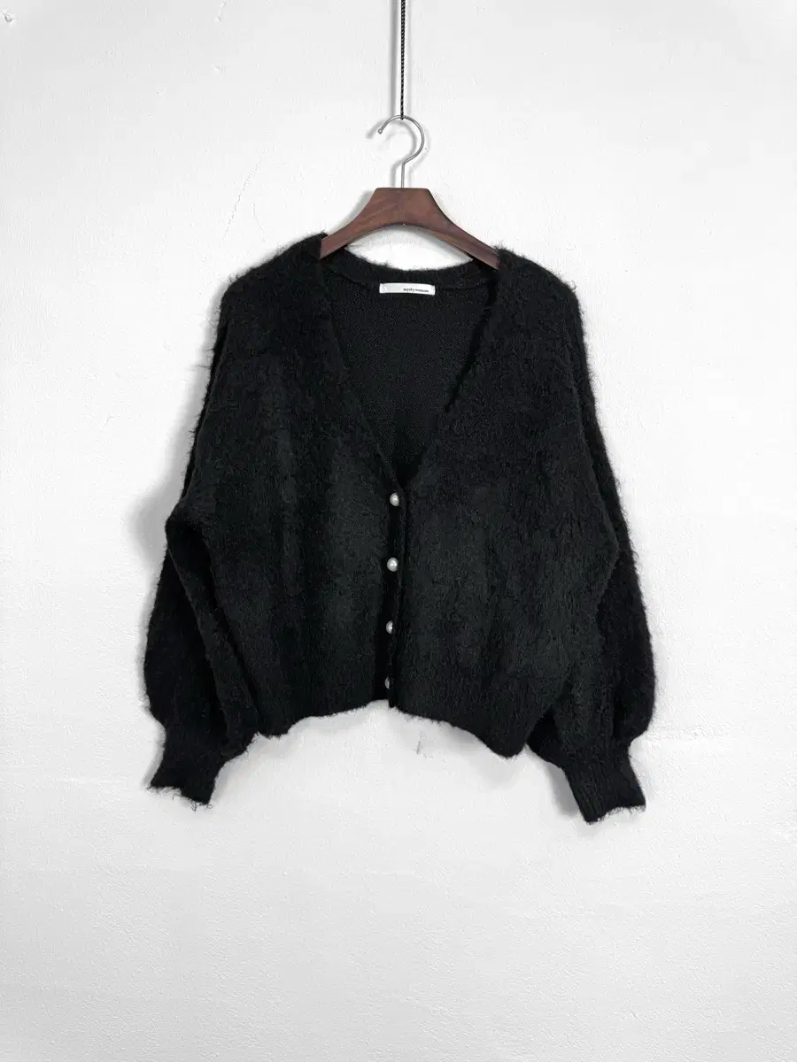 Vintage Volume Black Cardigan