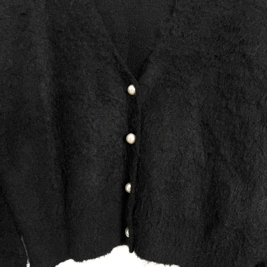 Vintage Volume Black Cardigan