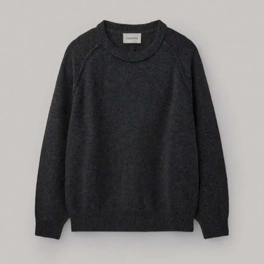 우마뭉 / merino wool crew neck pullover / M