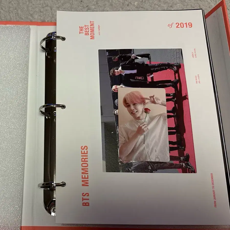 방탄소년단 2019 dvd 메모리즈 (지민 포카 포함/ 풀박)