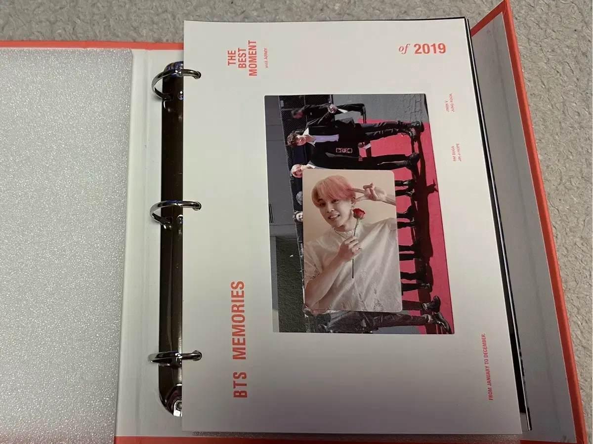 방탄소년단 2019 dvd 메모리즈 (지민 포카 포함/ 풀박)