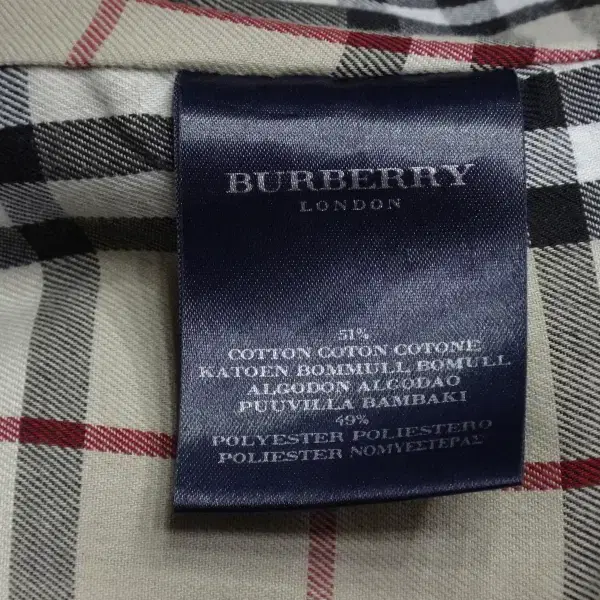 (77) 버버리 burberry 여성 네이비 트렌치 코트