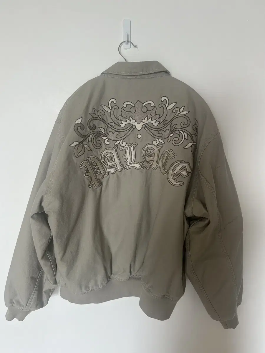 palace floral canvas bomber jacket L