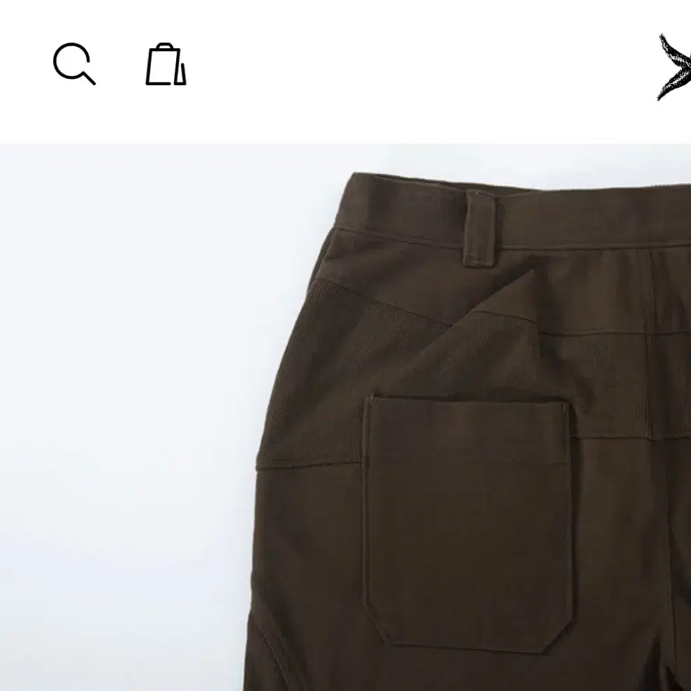 더콜디스트모먼트 라인 팬츠 브라운 tcm line pants brown