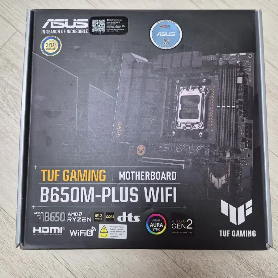 7800x3d, tuf b650m plus wifi