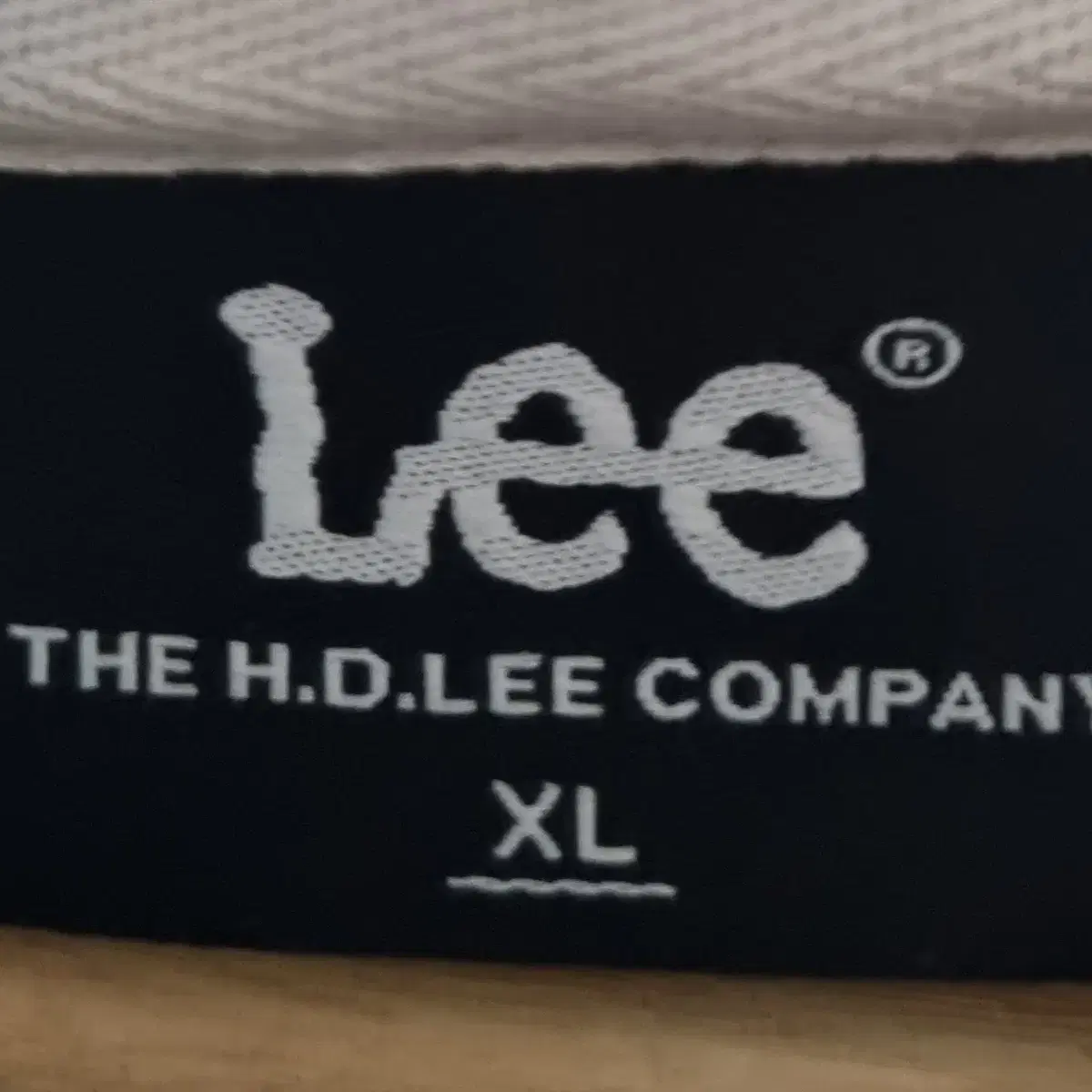 XL ) LEE 리 그레이 빅로고 후드티