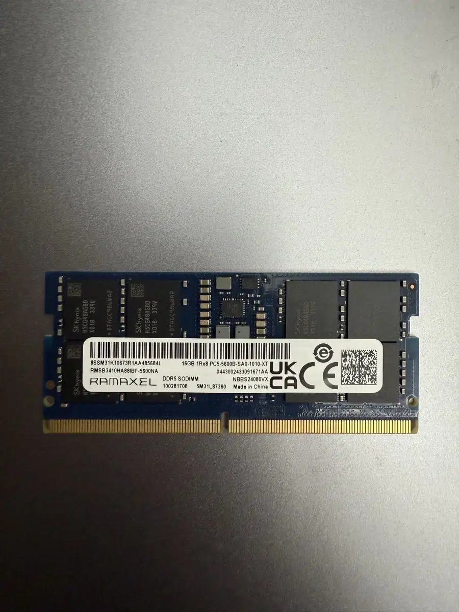 Sk하이닉스 DDR5 16GB 노트북 램