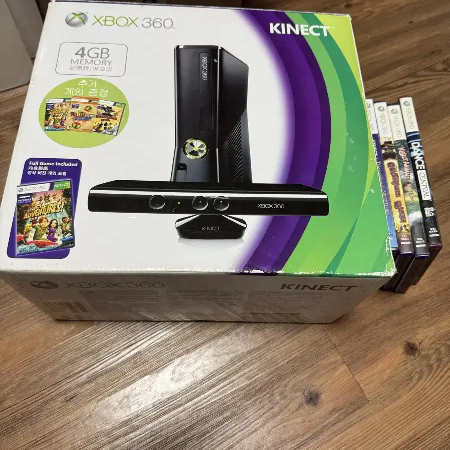 xbox360 키넥트 1인 박스셋 250기가