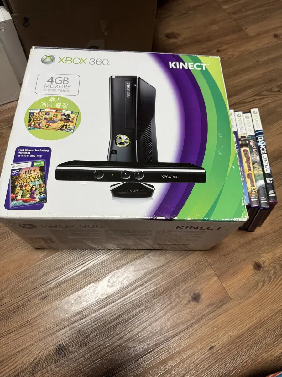 xbox360 키넥트 1인 박스셋 250기가