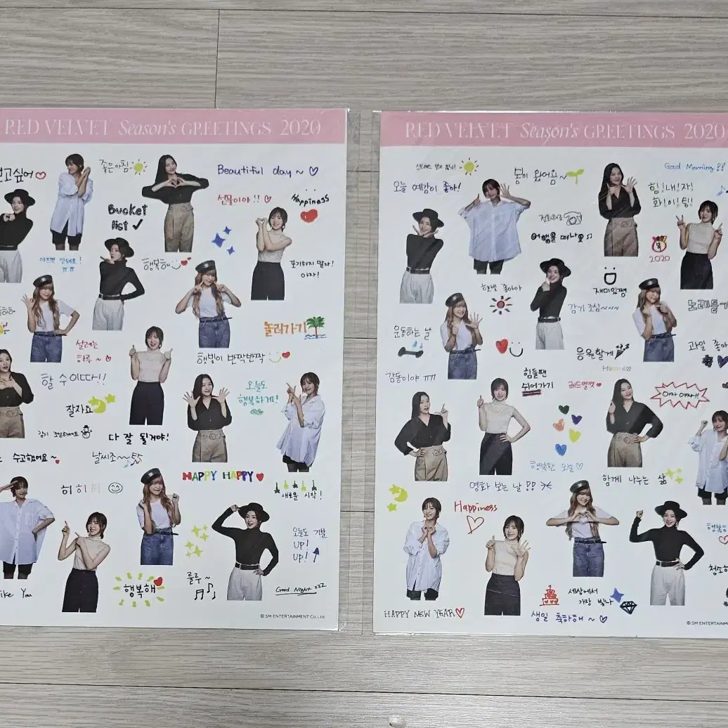 레드벨벳 2020 시그 스티커 세트 Red Velvet Sticker