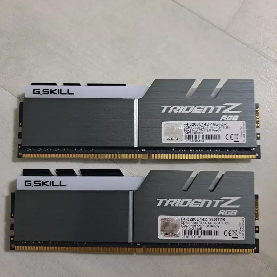 G.SKILL Trident Z DDR4 CL14 16GB