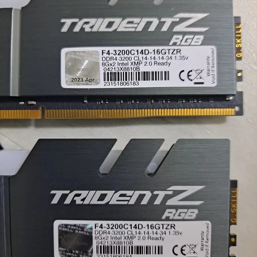 G.SKILL Trident Z DDR4 CL14 16GB