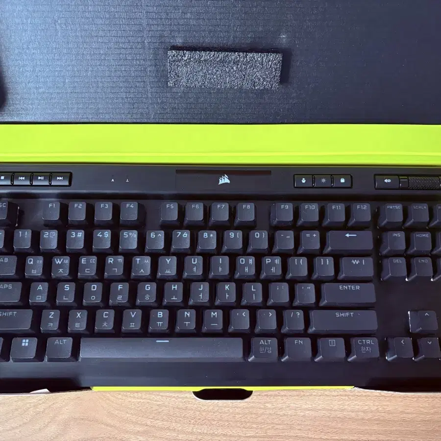 커세어 K70 TKL 광적축 윤활