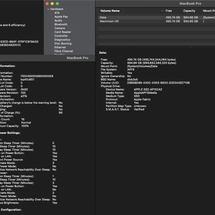 [S급]맥북 프로 16인치(M3 코어12/18,18GB,1TB,애케플)