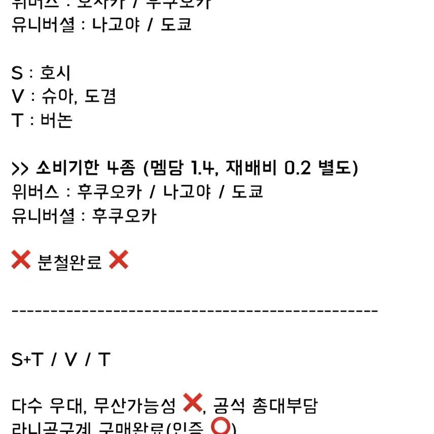 세븐틴 스필더필 돔투어 회장한정 특전 포카 4종 분철