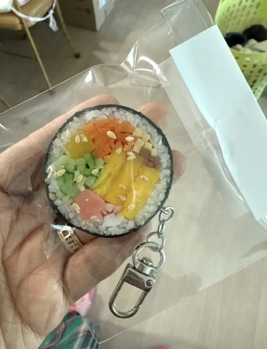 수제 김밥 키링 새상품