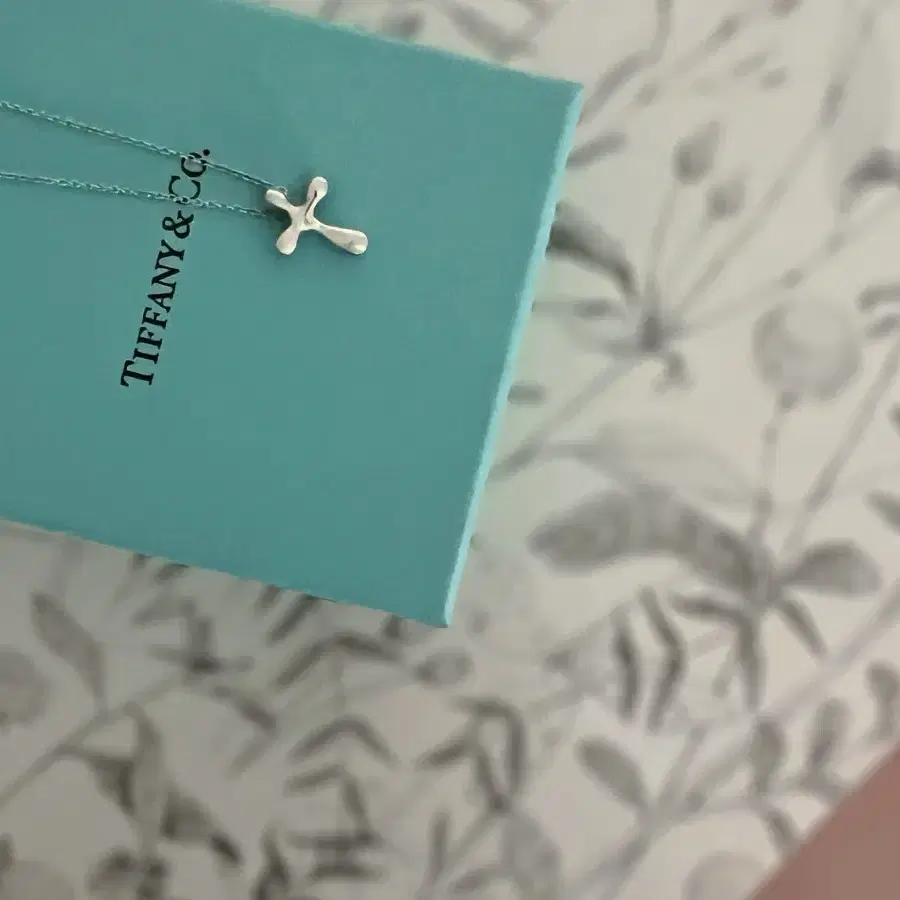 TIFFANY & Co.티파니 엘사 퍼레티 크로스 펜던트  목걸이