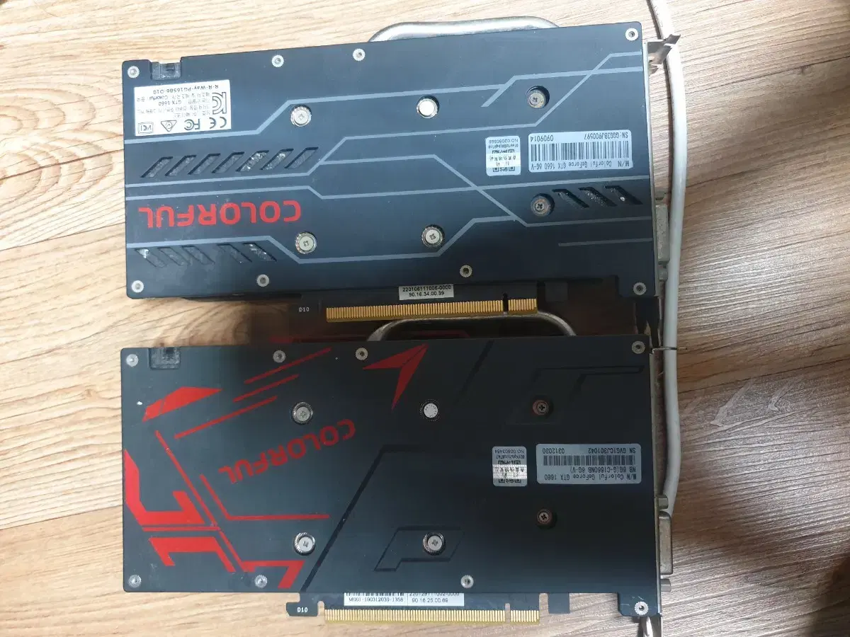 부품용 그래픽카드 gtx1660 2대