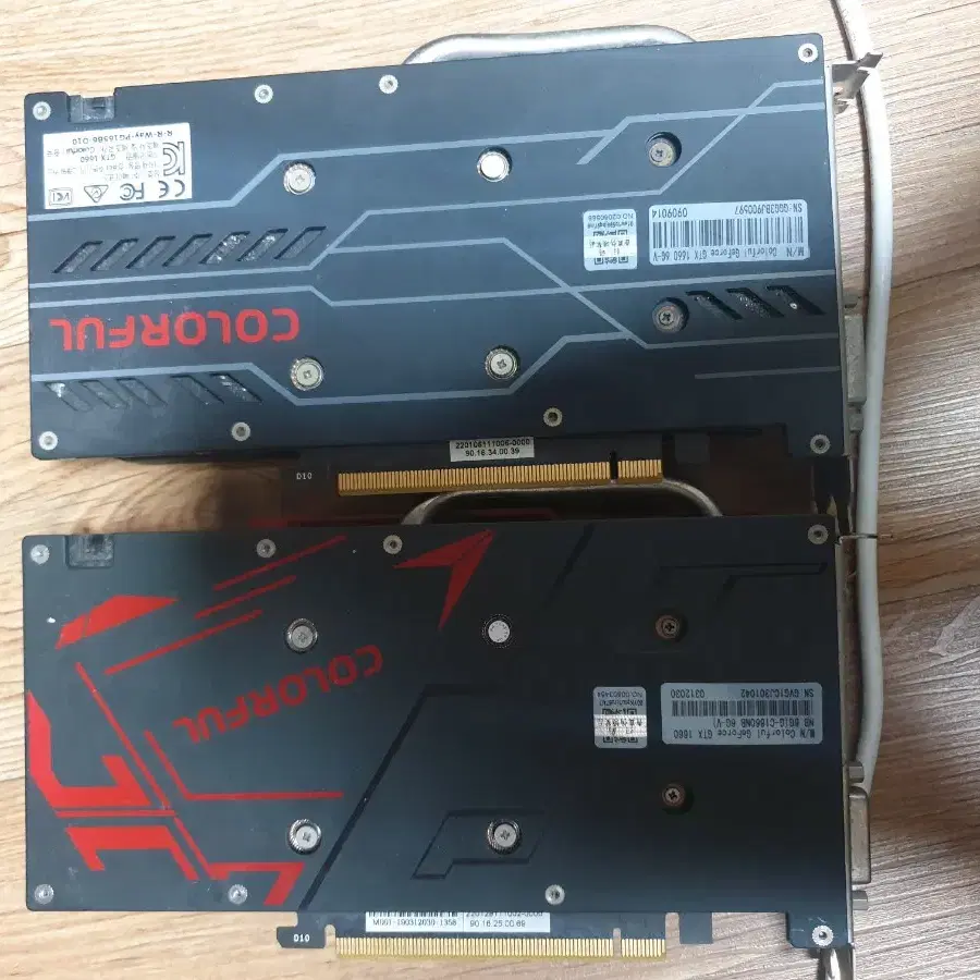 부품용 그래픽카드 gtx1660 2대